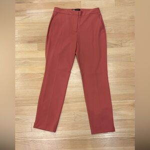 Zara straight-leg pink pants